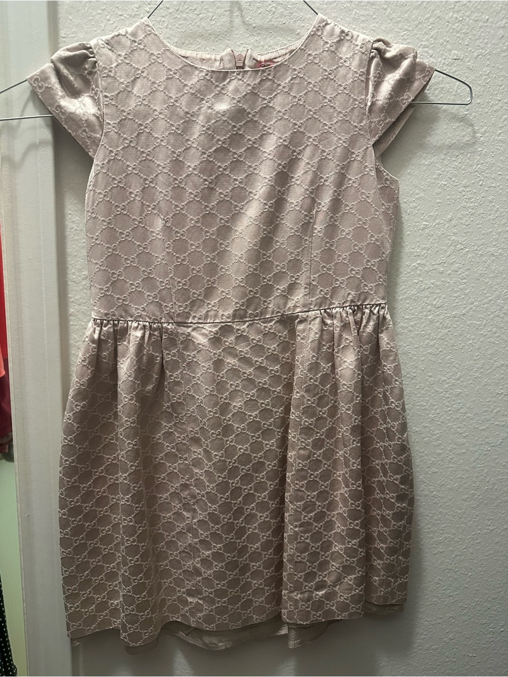 Gucci Pale Pink GG Party Dress